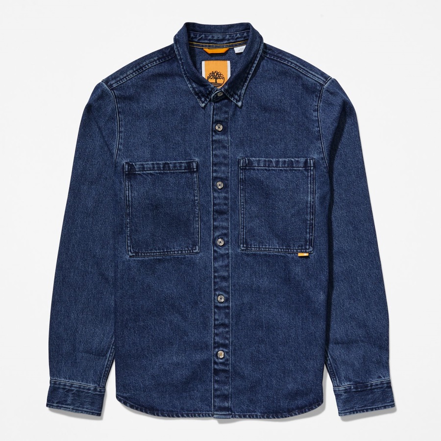 Timberland Ireland Mid Indigo Men's Outdoor Heritage Denim Ek+ Overshirt