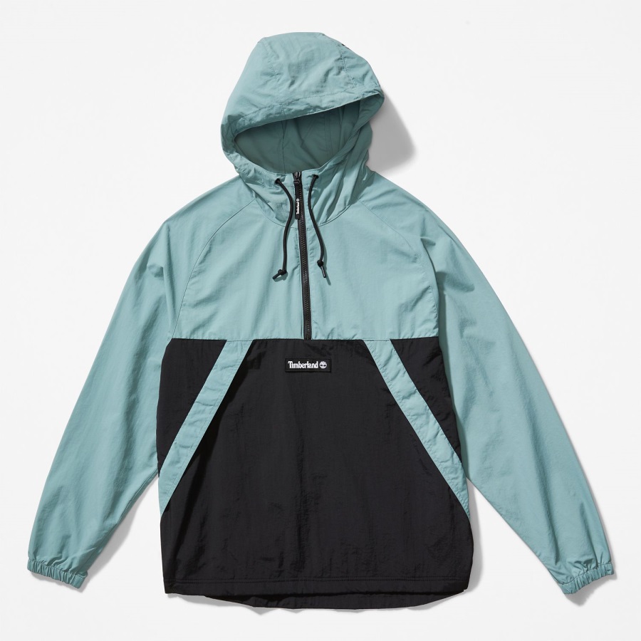 Timberland Ireland Mineral Blue/Black Zip-Neck Windbreaker
