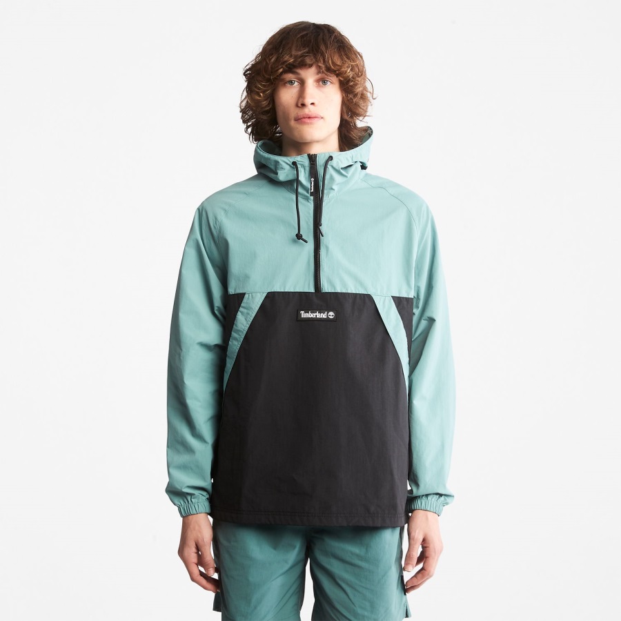 Timberland Ireland Mineral Blue/Black Zip-Neck Windbreaker