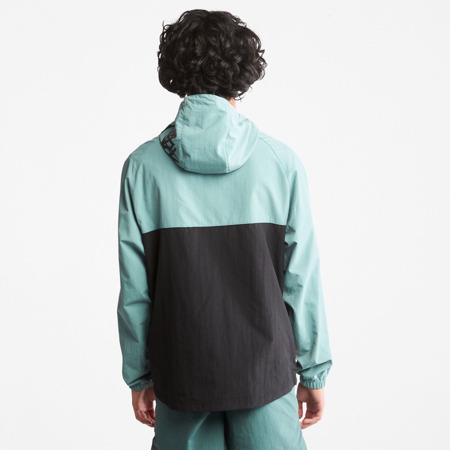 Timberland Ireland Mineral Blue/Black Zip-Neck Windbreaker
