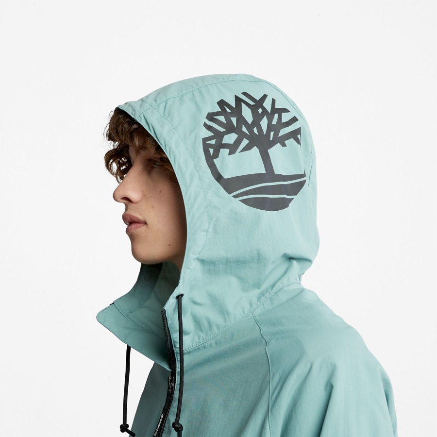Timberland Ireland Mineral Blue/Black Zip-Neck Windbreaker