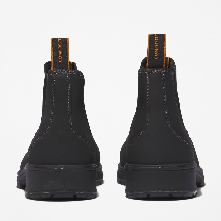 Timberland Ireland Nashoba Casual Composite Toe Work Boot Black