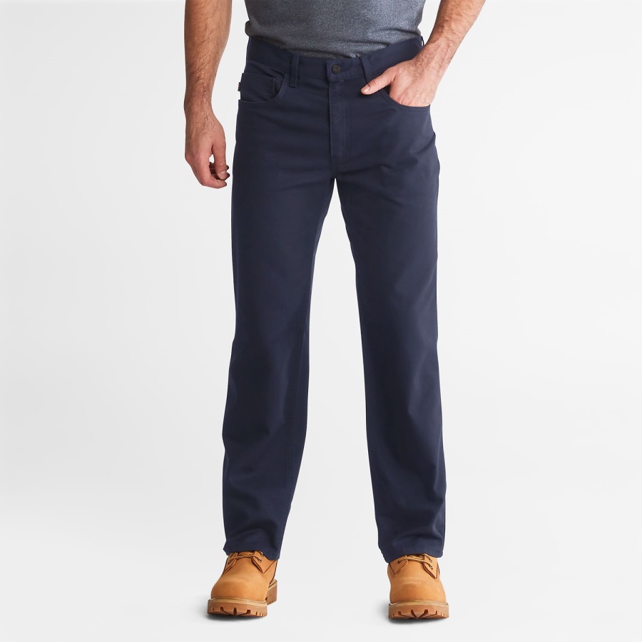 Timberland Ireland Navy Men's Pro Ironhide Flex Canvas Work Pants