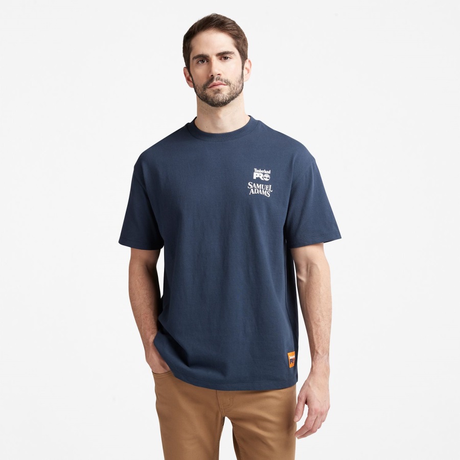 Timberland Ireland Navy Men's Sam Adams X Pro Beerproof T-Shirt