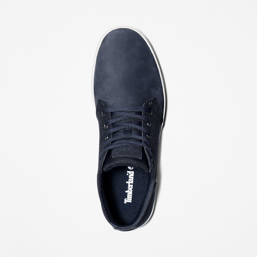 Timberland Ireland Navy Nubuck Men's Davis Square Chukka Shoes