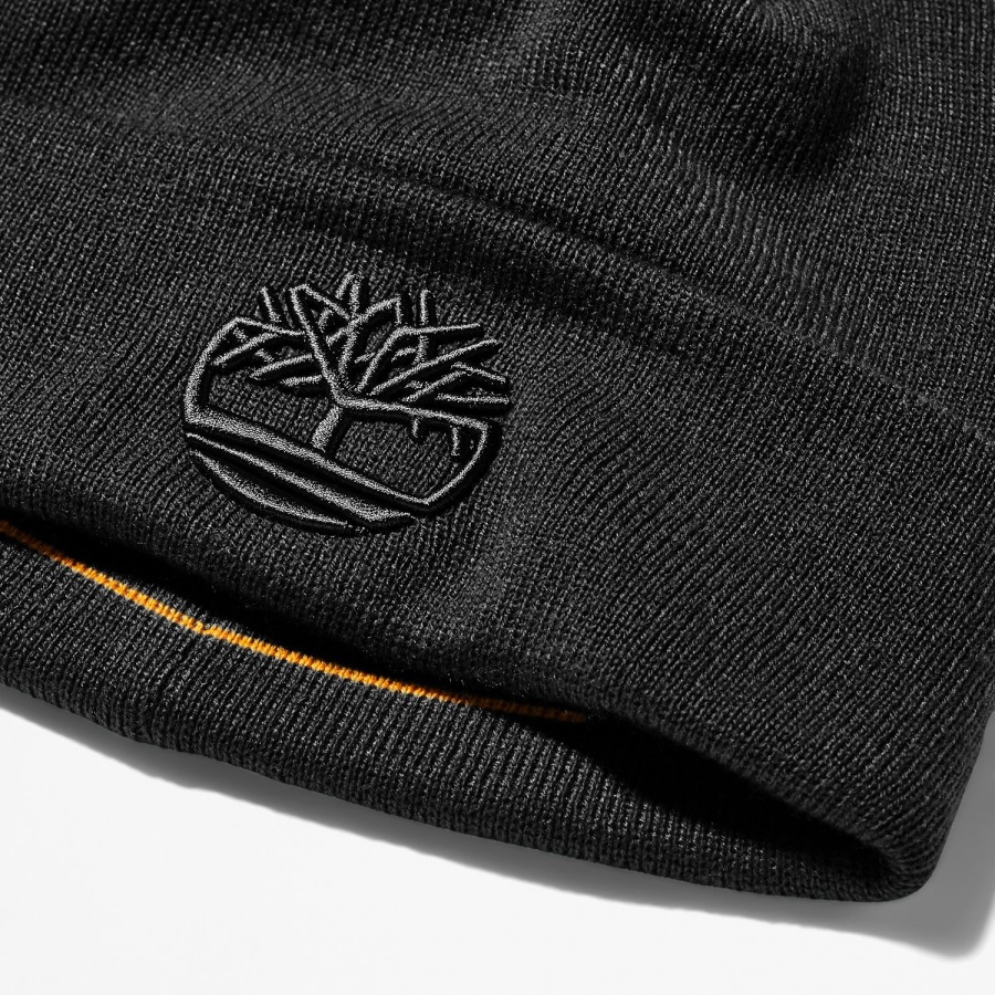 Timberland Ireland Newington Embroidered Beanie Black