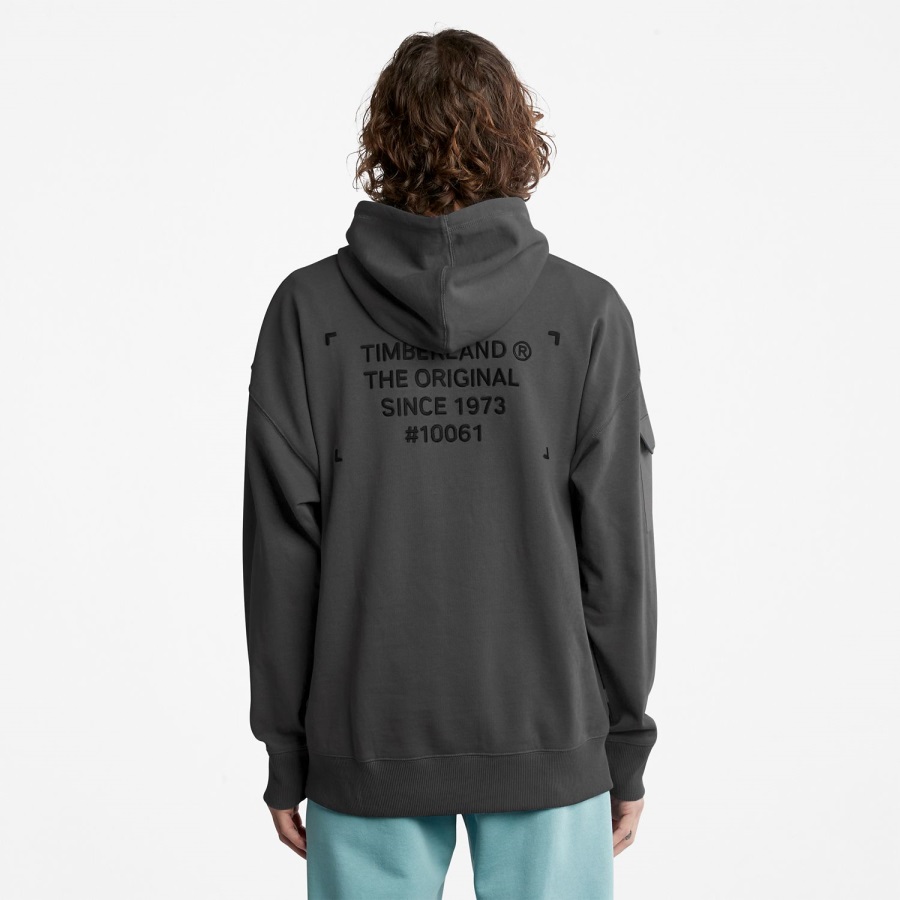 Timberland Ireland Obsidian Men's Progressive Utility Mixed-Media Hoodie