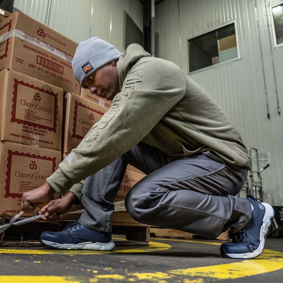 Timberland Ireland Olive Heather Men's Pro Hood Honcho Sport Embossed Logo Pullover Hoodie