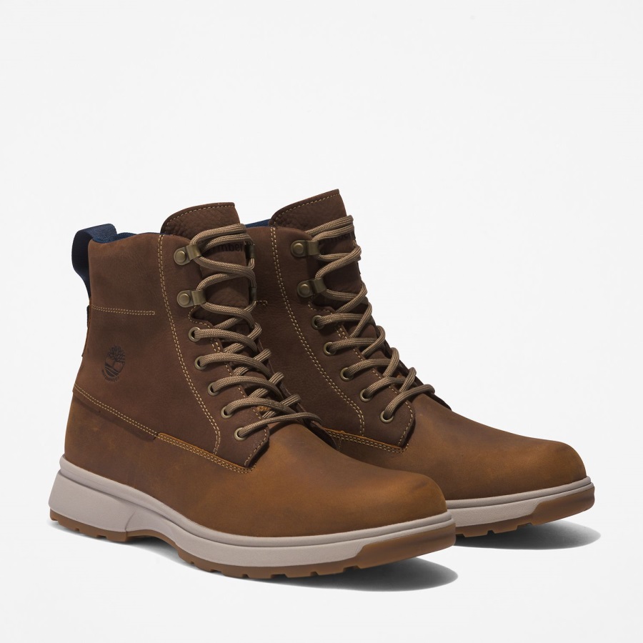 Timberland Ireland Rust Full-Grain Men's Atwells Ave Waterproof Boots