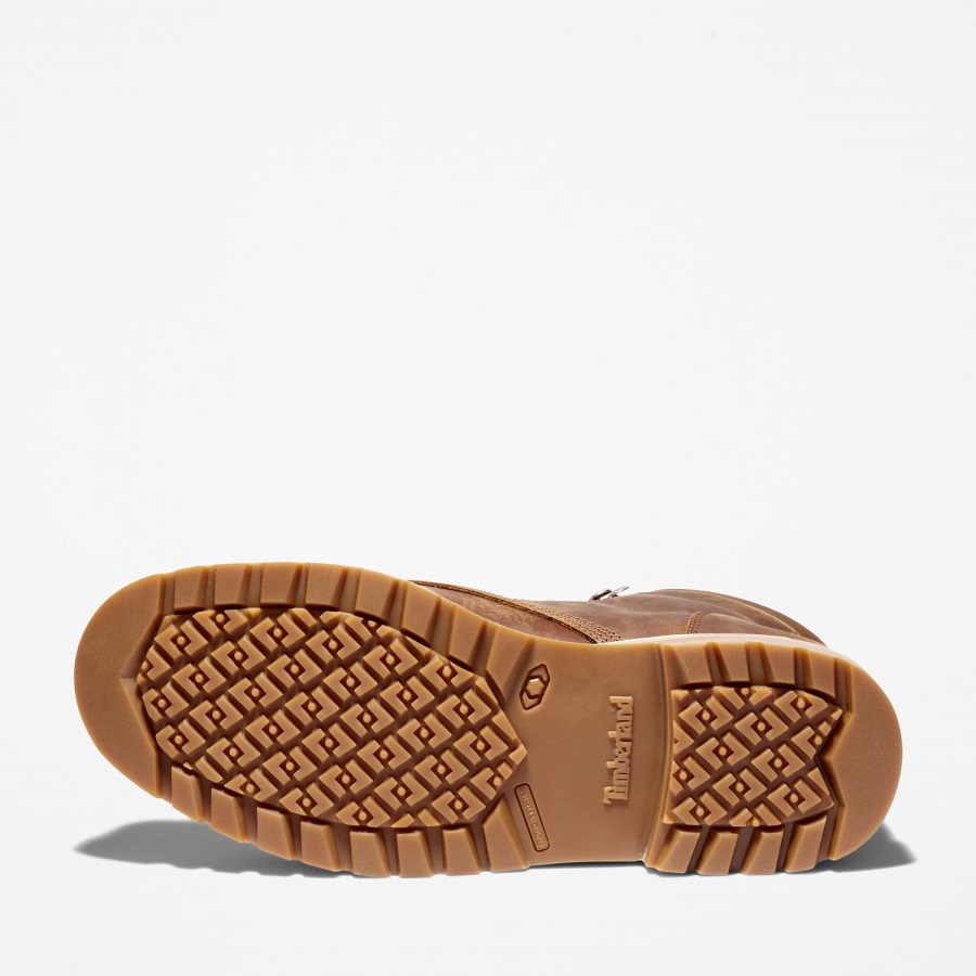 Timberland Ireland Rust Full-Grain Men's Redwood Falls Waterproof Moc-Toe Boots