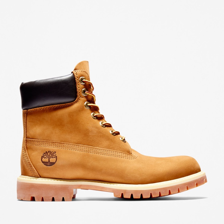 Timberland Ireland Rust Nubuck/Orange Men's Premium 6-Inch Waterproof Boots