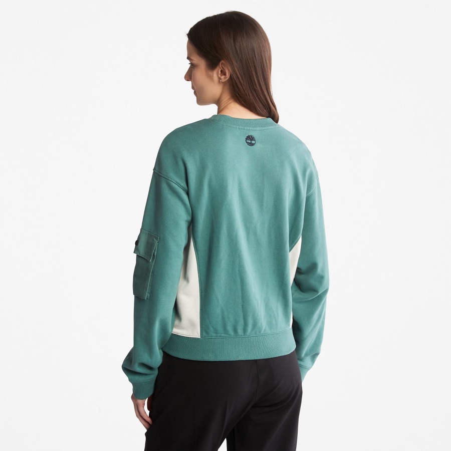 Timberland Ireland Sea Pine Women's Batwing Crewneck Sweatshirt