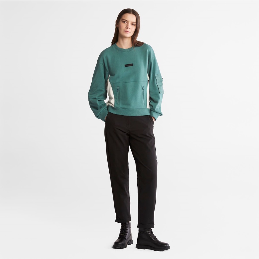 Timberland Ireland Sea Pine Women's Batwing Crewneck Sweatshirt
