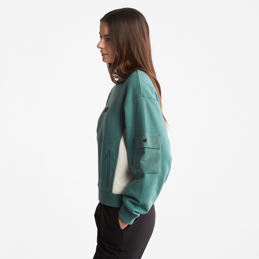 Timberland Ireland Sea Pine Women's Batwing Crewneck Sweatshirt