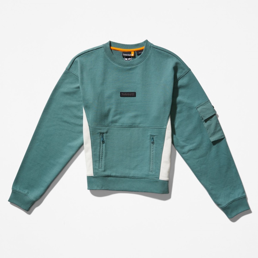Timberland Ireland Sea Pine Women's Batwing Crewneck Sweatshirt