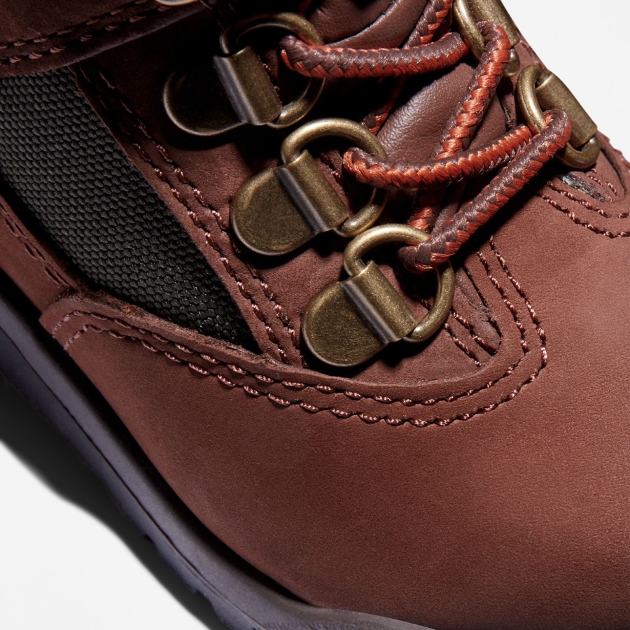 Timberland Ireland Toddler 6-Inch Field Boots Dark Brown Nubuck