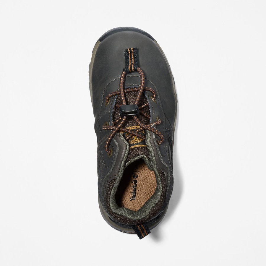 Timberland Ireland Toddler Mt Maddsen Waterproof Hiking Boots Brown Full-Grain