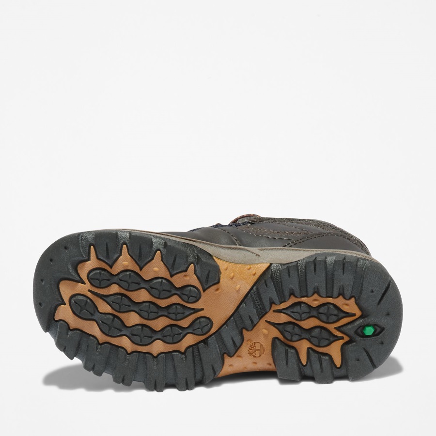 Timberland Ireland Toddler Mt Maddsen Waterproof Hiking Boots Brown Full-Grain