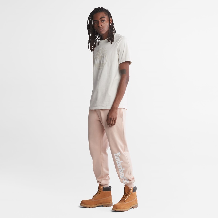 Timberland Ireland Vintage White Men's Kennebec River Tree-Logo Tee