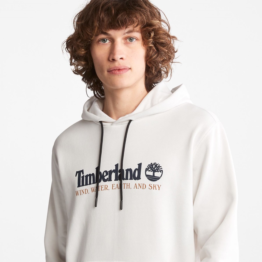 Timberland Ireland Vintage White Wind Water Earth And Sky Hoodie