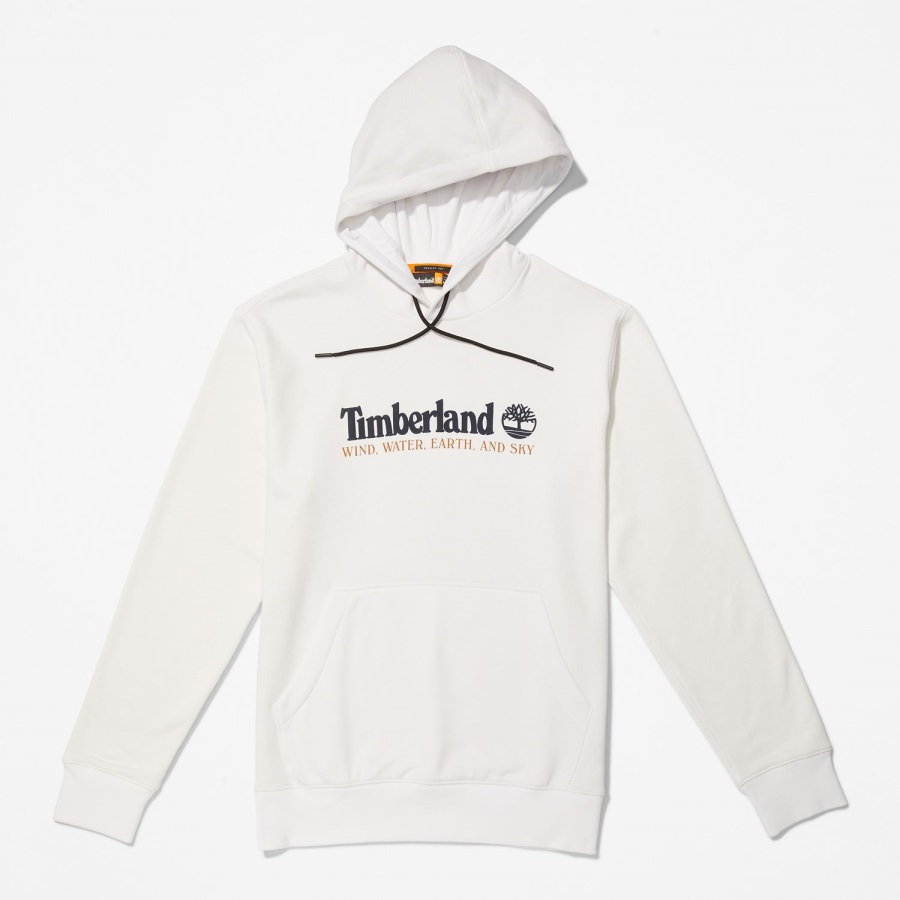 Timberland Ireland Vintage White Wind Water Earth And Sky Hoodie