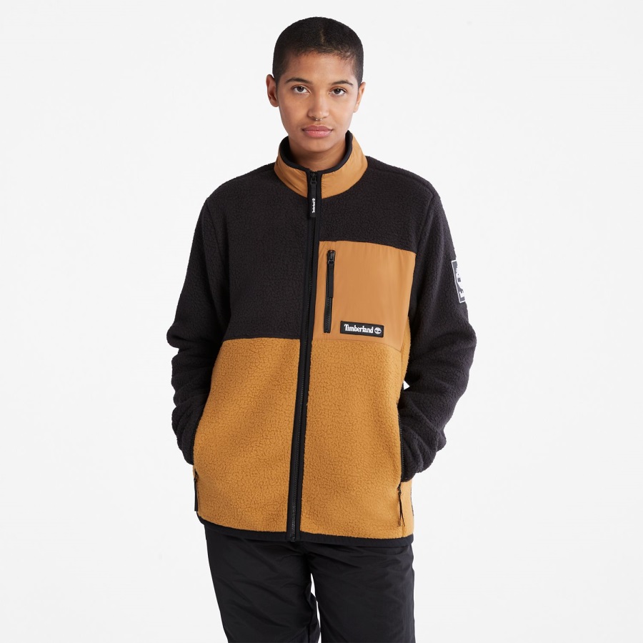 Timberland Ireland Wheat/Black Outdoor Archive High-Pile Fleece Jacket