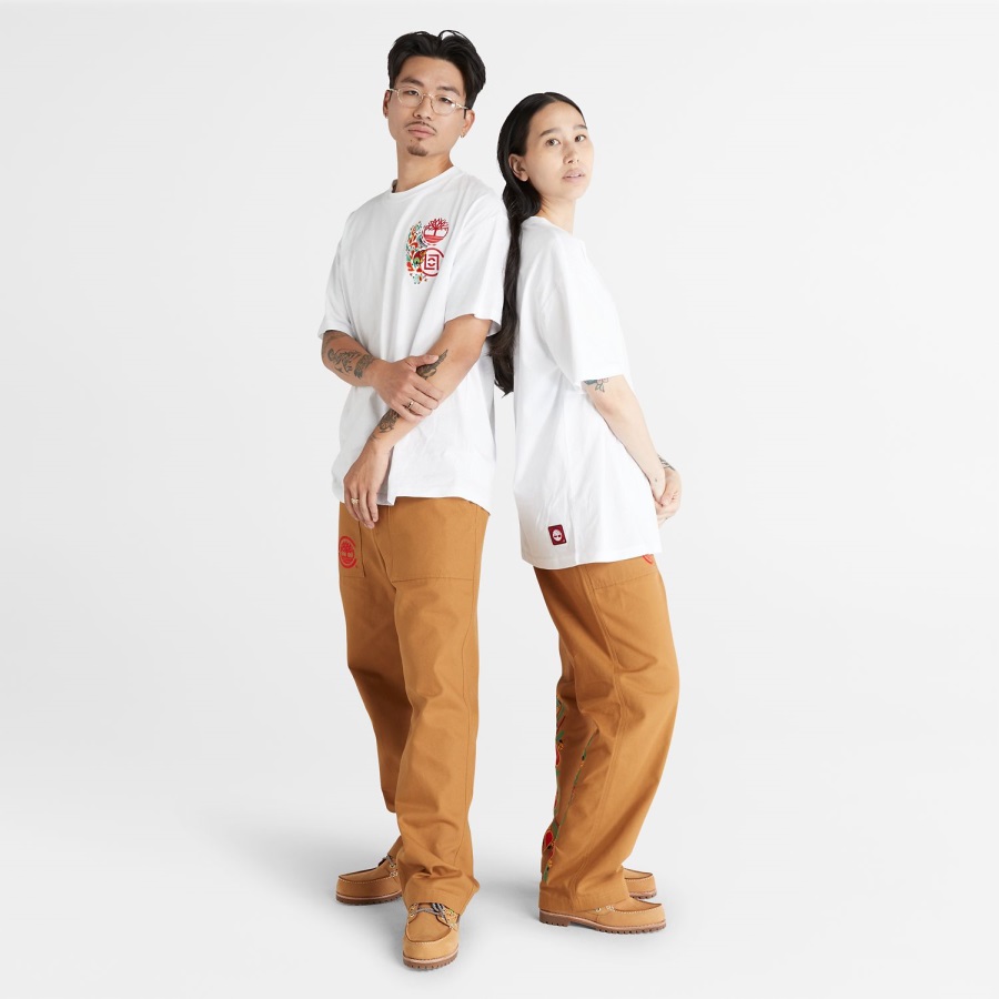 Timberland Ireland Wheat Clot X Duck Canvas Workwear Pants