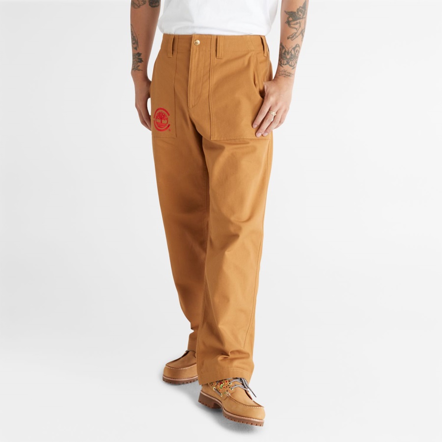 Timberland Ireland Wheat Clot X Duck Canvas Workwear Pants