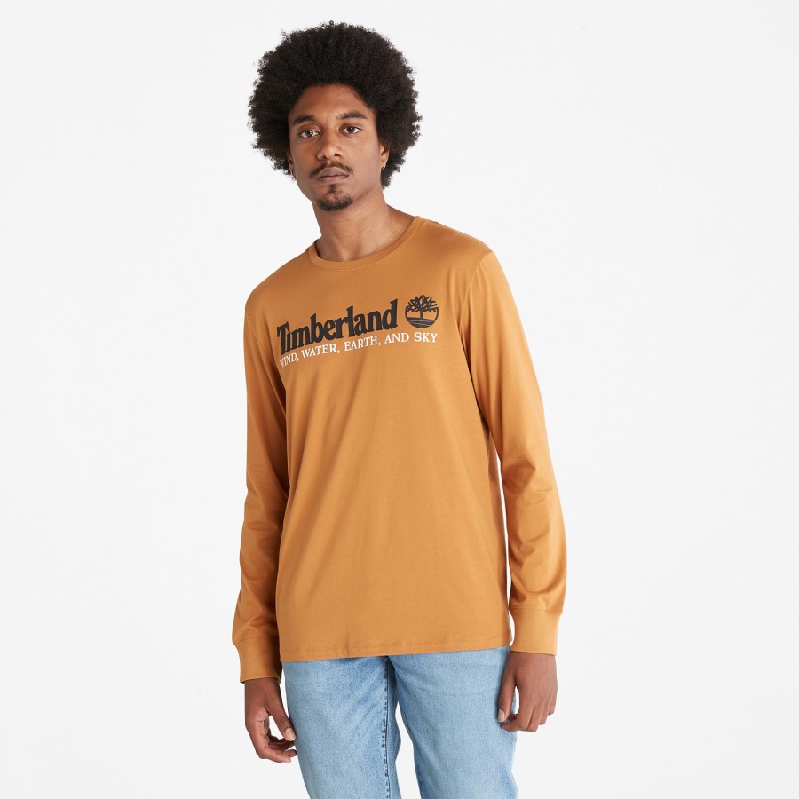 Timberland Ireland Wheat Men's Wind Water Earth And Sky Long-Sleeve T-Shirt