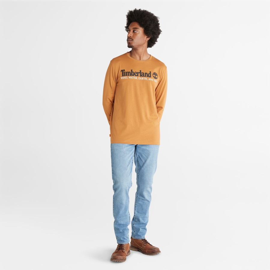 Timberland Ireland Wheat Men's Wind Water Earth And Sky Long-Sleeve T-Shirt