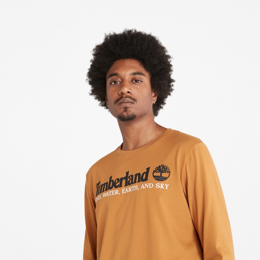 Timberland Ireland Wheat Men's Wind Water Earth And Sky Long-Sleeve T-Shirt