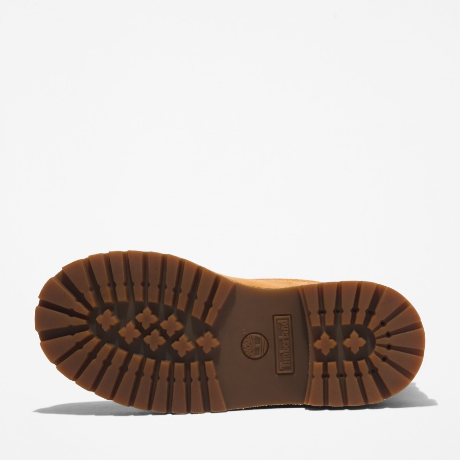 Timberland Ireland Wheat Nubuck/Blue Youth Premium 6-Inch Waterproof Boots