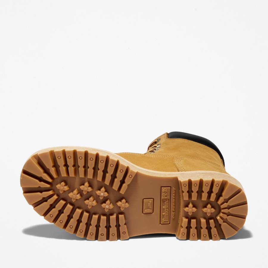 Timberland Ireland Wheat Nubuck Men's Direct Attach 8 Steel Toe Waterproof Work Boot