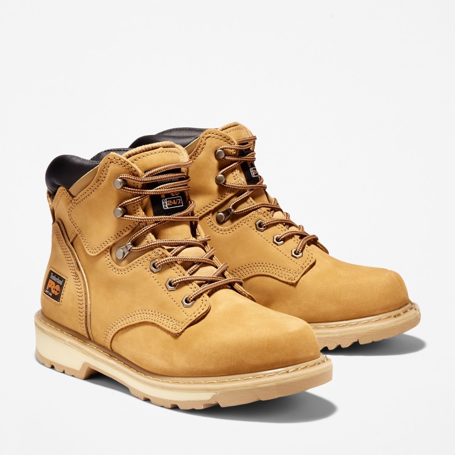 Timberland Ireland Wheat Nubuck Men's Pit Boss 6 Work Boot
