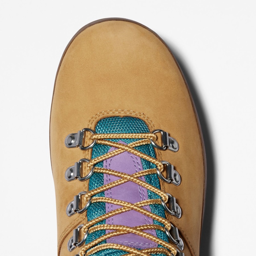 Timberland Ireland Wheat Nubuck Women's Euro Hiker Mixed-Media Waterproof Boots