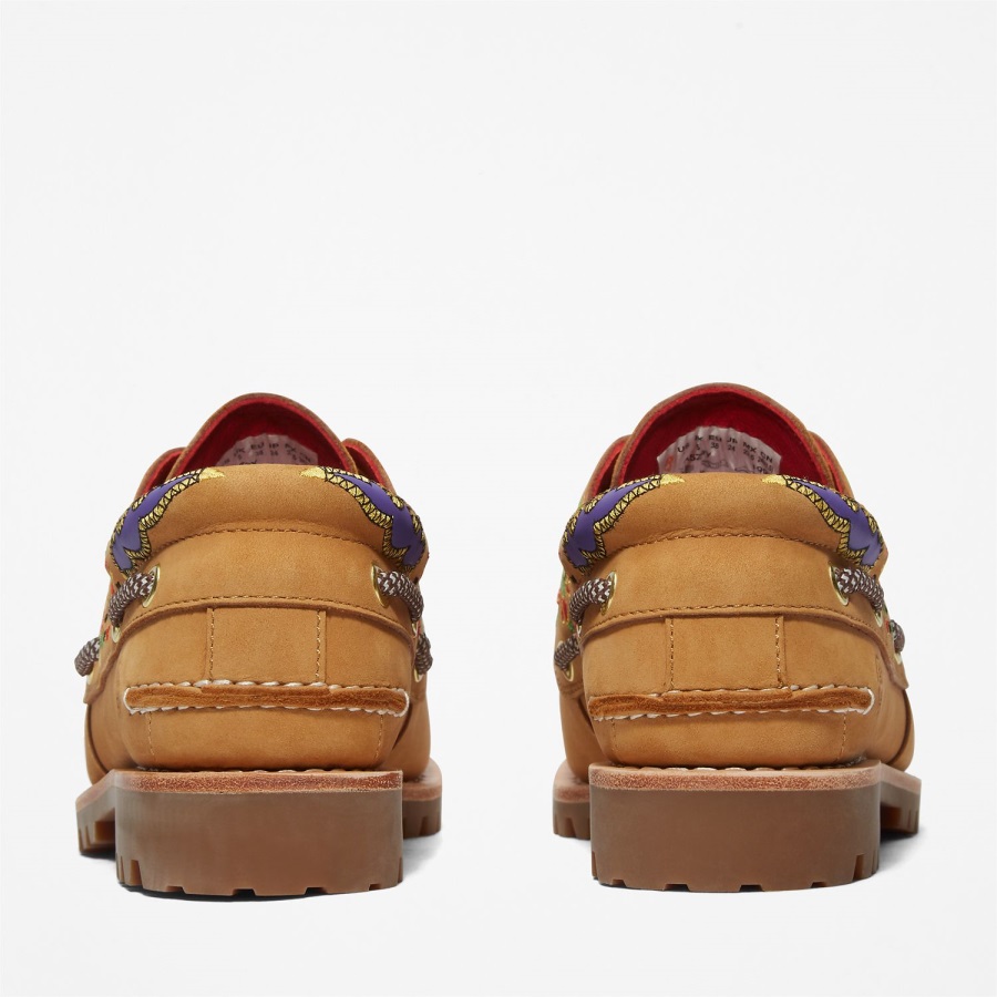 Timberland Ireland Wheat Women's Clot X 3-Eye Boat Shoe