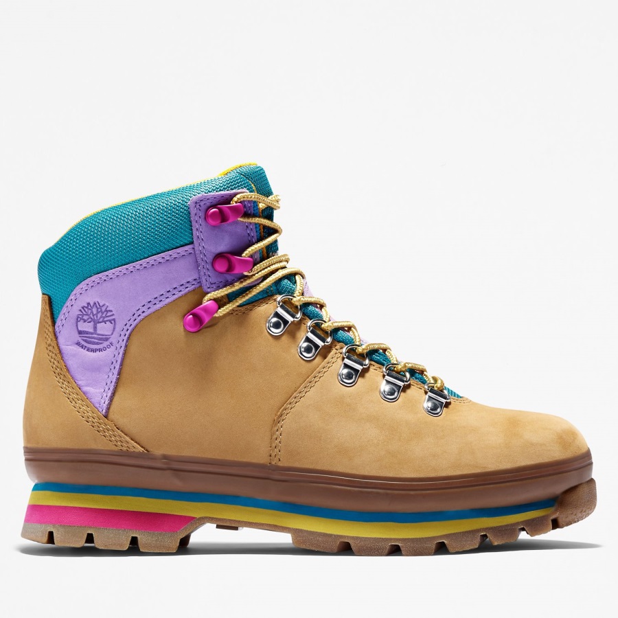 Timberland Ireland Wheat Women's Euro Hiker Mixed-Media Waterproof Boots