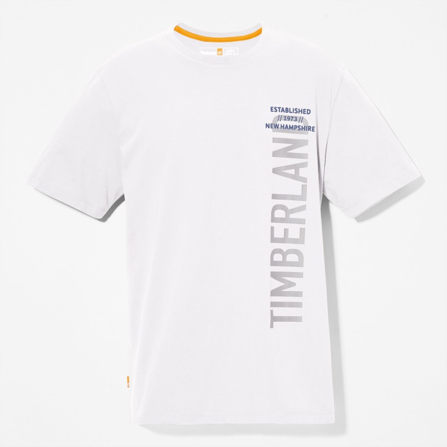 Timberland Ireland White Men's Side-Logo T-Shirt
