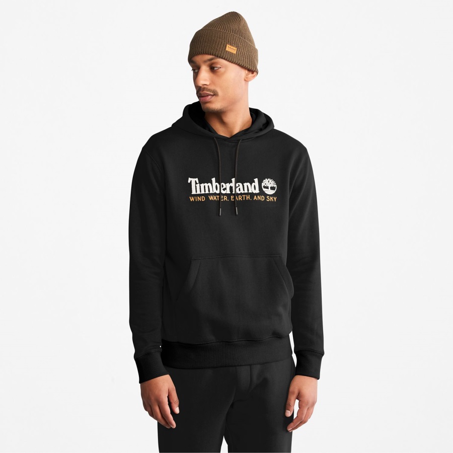 Timberland Ireland Wind Water Earth And Sky Hoodie Black