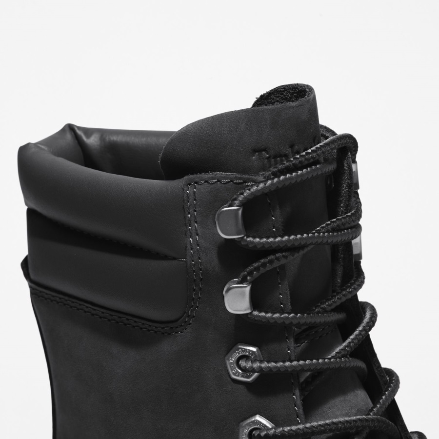 Timberland Ireland Women's Cortina Valley 6-Inch Waterproof Boots Black Nubuck