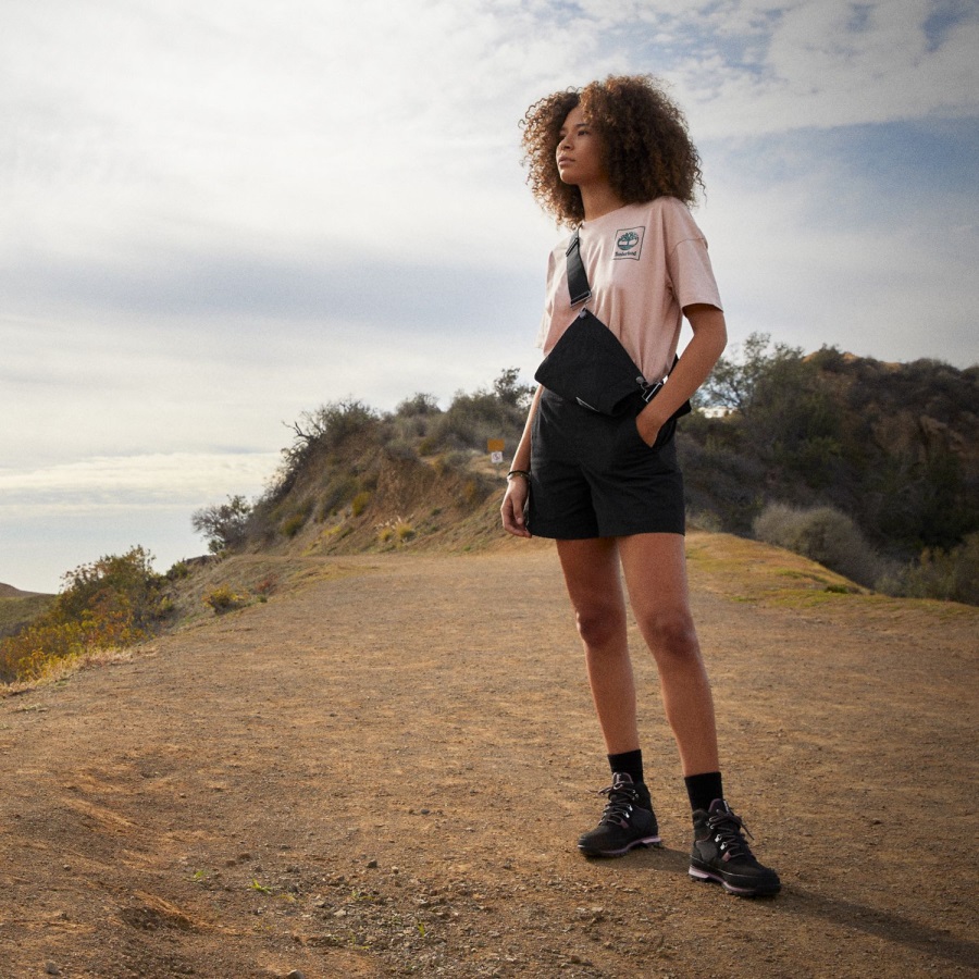 Timberland Ireland Women's Euro Hiker Waterproof Hiking Boots Black