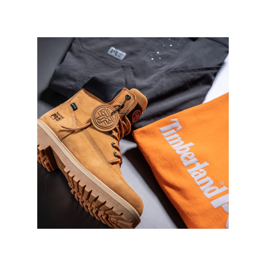 Timberland Ireland Women's Generation T Steel Toe Waterproof Work Boot Wheat Nubuck