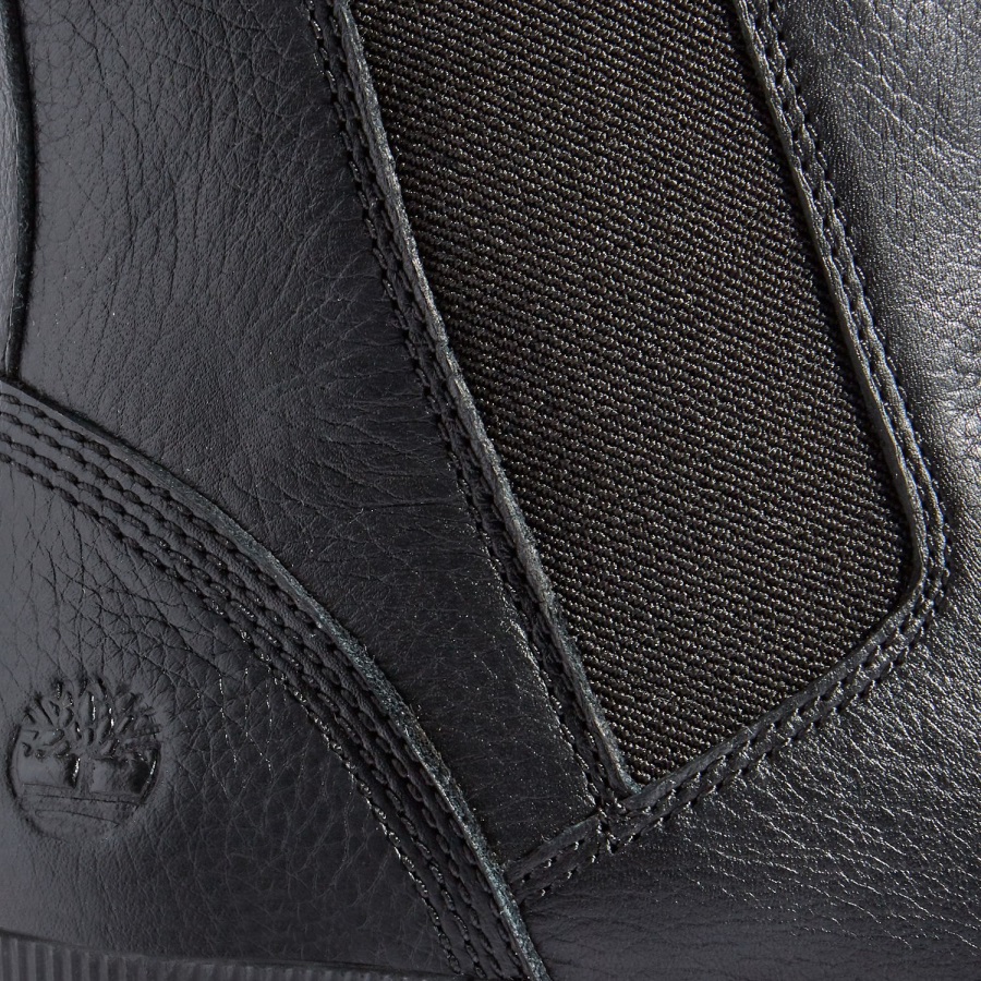 Timberland Ireland Women's Greenstride Ray City Chelsea Boots Black Full-Grain