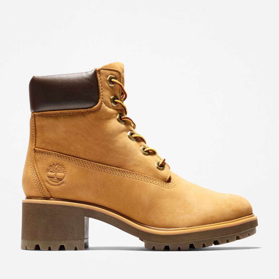 Timberland Ireland Women's Kinsley 6-Inch Waterproof Boots Wheat Nubuck