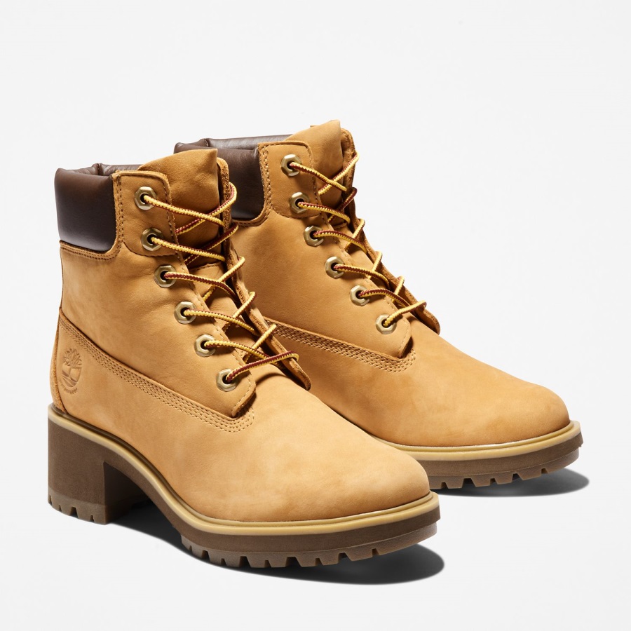 Timberland Ireland Women's Kinsley 6-Inch Waterproof Boots Wheat Nubuck