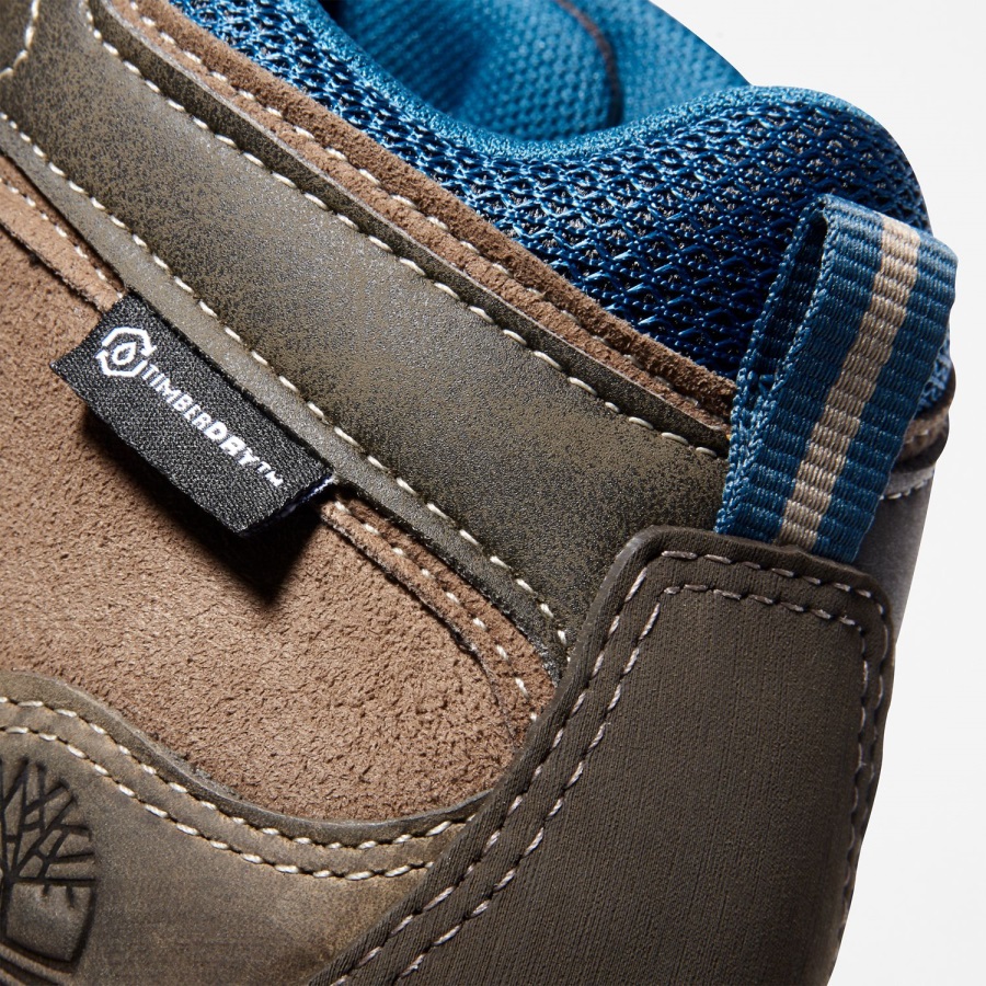 Timberland Ireland Women's Mt Maddsen Waterproof Hiking Boots Grey Full-Grain