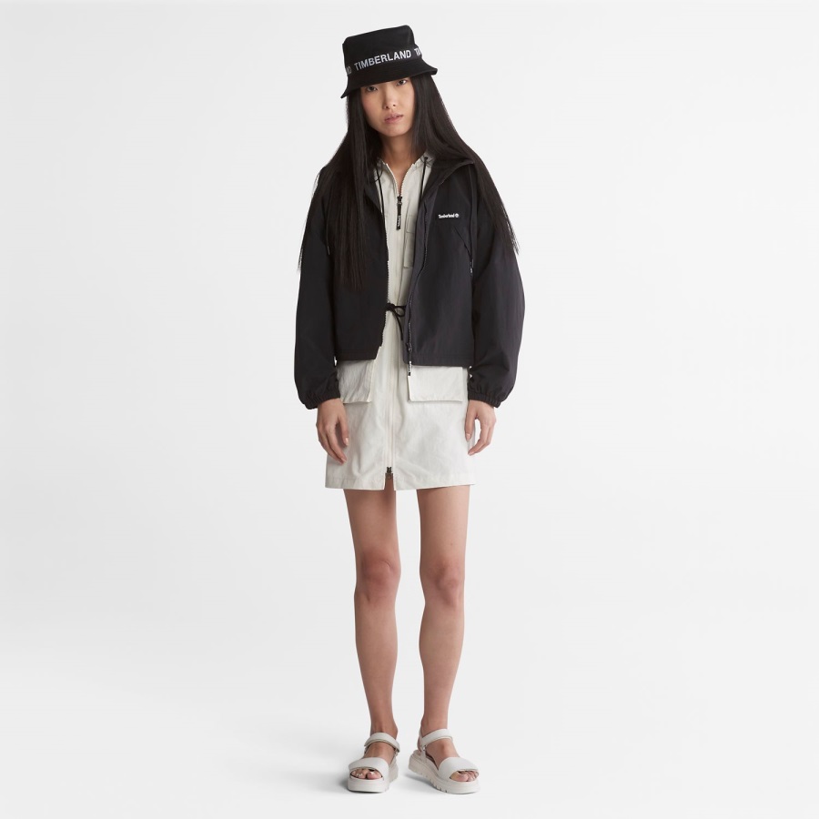 Timberland Ireland Women's Progressive Utility Hoodie Dress Vintage White