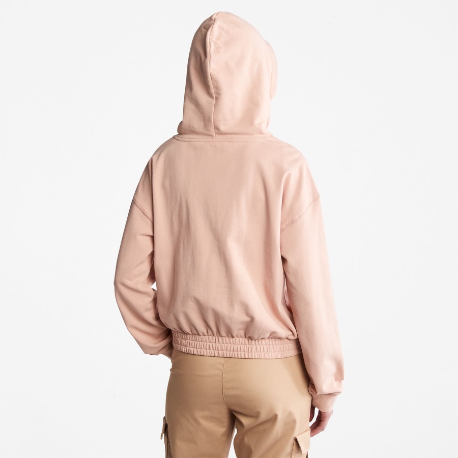Timberland Ireland Women's Relaxed-Fit Logo Hoodie Cameo Rose