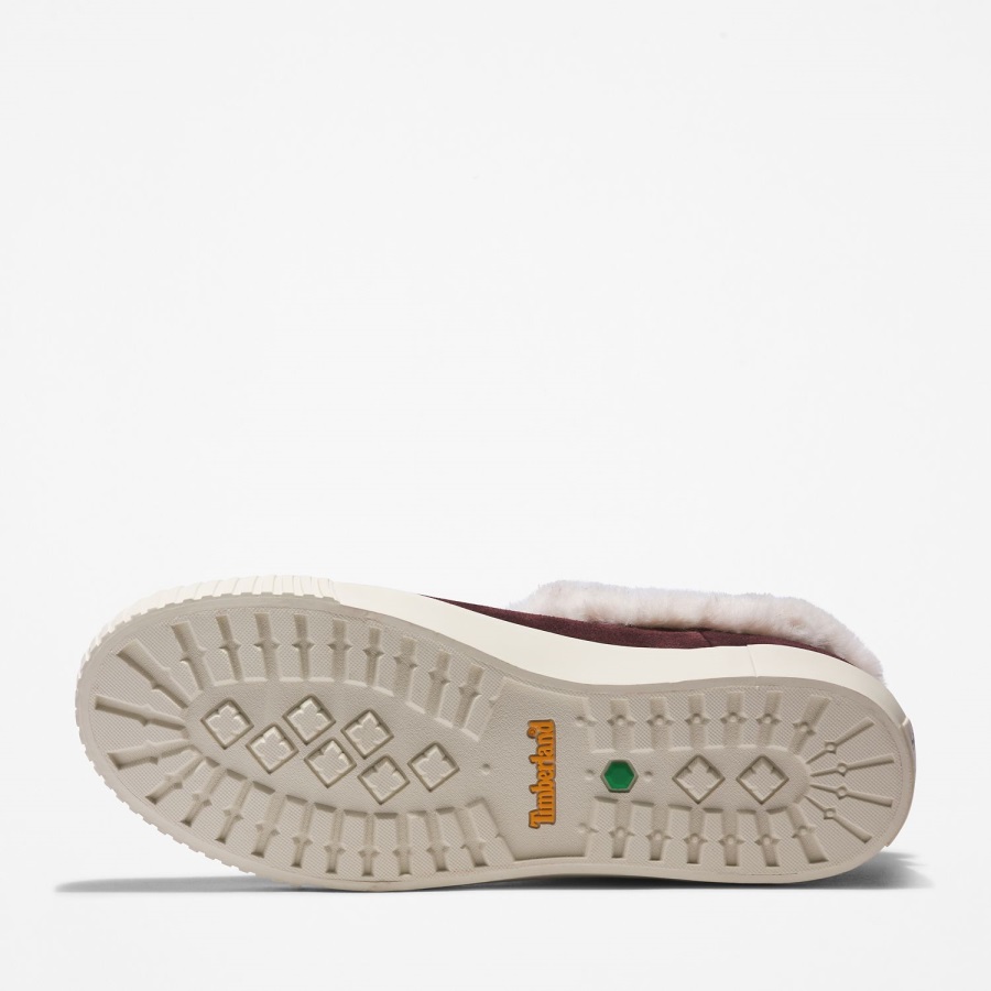 Timberland Ireland Women's Skyla Bay Warm-Lined Slip-Ons Burgundy Suede