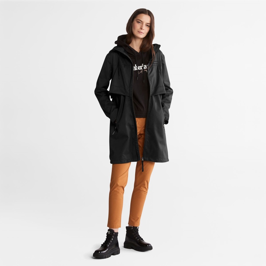 Timberland Ireland Women's Waterproof Mid-Length Parka Black